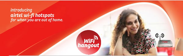 Bharti Airtel launches WiFi hotspots service - 'Airtel WiFi hangout'