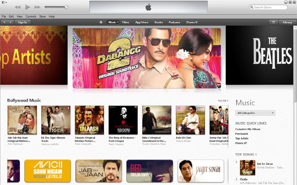 Apple iTunes Store Opens in India, brings in Music & Movies