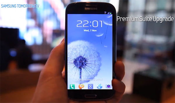 Samsung reveals more features on Premium Suite Upgrade for GALAXY S III