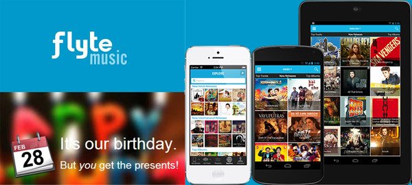 Get 1000 Free Albums on Flipkart Flyte 1st Anniversary Celebration