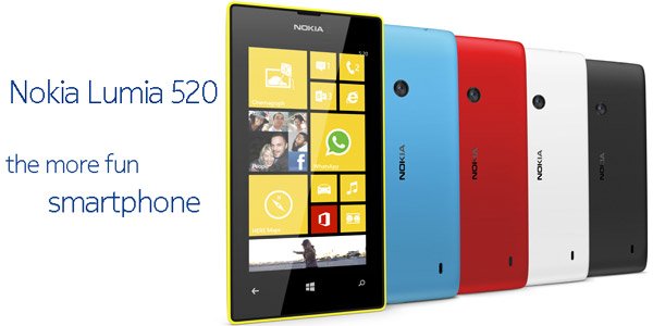 Nokia Lumia 520 windows smartphone