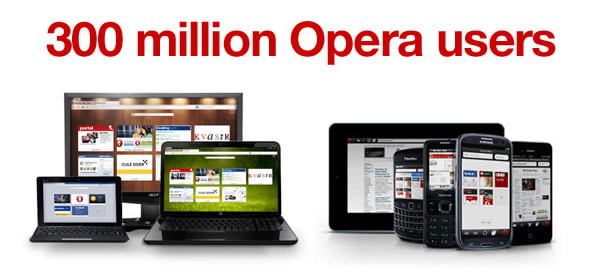 Opera reaches 300 million users, Shifts to WebKit Engine