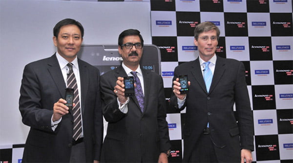 Reliance Communications Partners with Lenovo to bring Affordable CDMA/GSM Android smartphones