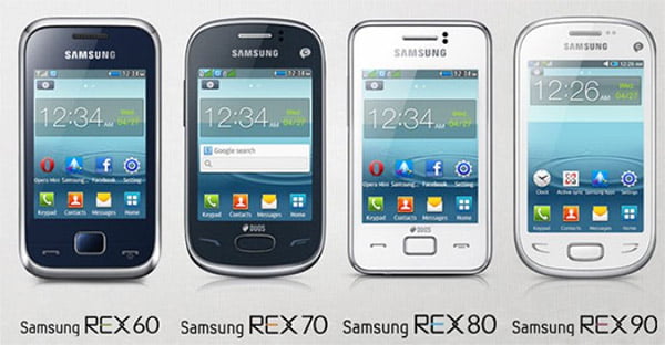 Samsung releases REX Series Smart Feature Phones, takes on Nokia Asha