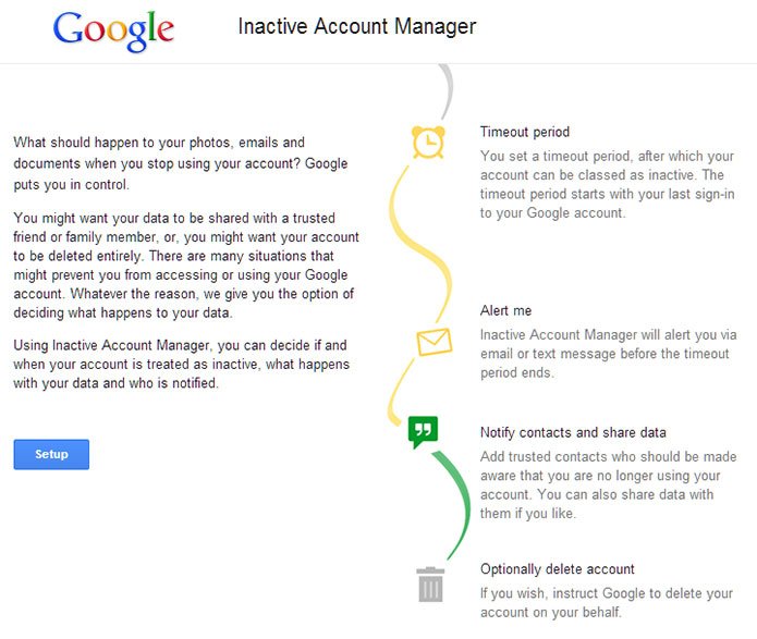 Google let's you plan your Digital Afterlife with ‘Inactive Account Manager’