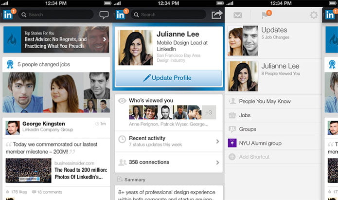 LinkedIn revamped Mobile App with refreshed UI experience