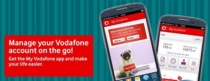 ‘My Vodafone’ mobile app - Manage your Vodafone services on the Go