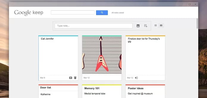 Google's Note Taking App ‘Google Keep’ gets its Own Standalone Chrome App