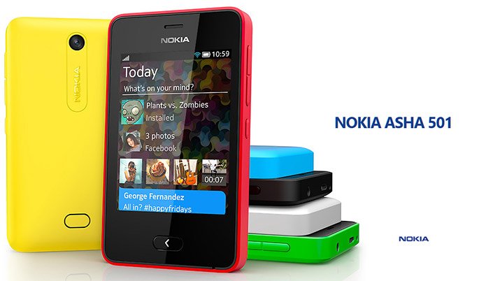 Nokia unveiled Asha 501 - Innovative Swipe UI, Long Battery Life, Free Facebook Access for $99