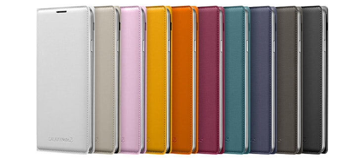 Samsung GALAXY Note 3 back pack colors