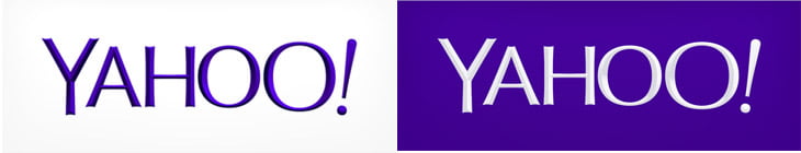 Yahoo brand redesigned logo