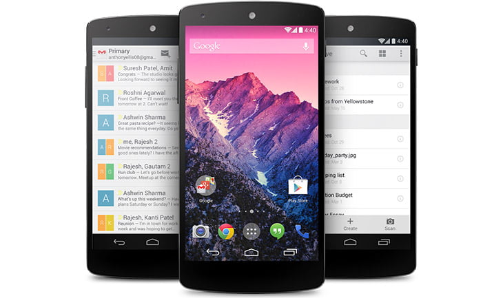 Google Nexus 5 and Nexus 7 makes its way to India - Now available on Google India Play store