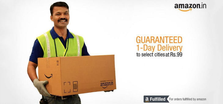 Amazon India comes up with Premium Guaranteed One-Day Delivery to Selected Cities