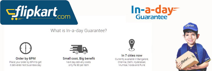 Flipkart comes up with 'In-a-day Guarantee' Premium Shipping service at Rs 90