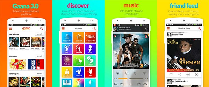 Gaana Mobile App V 3.0