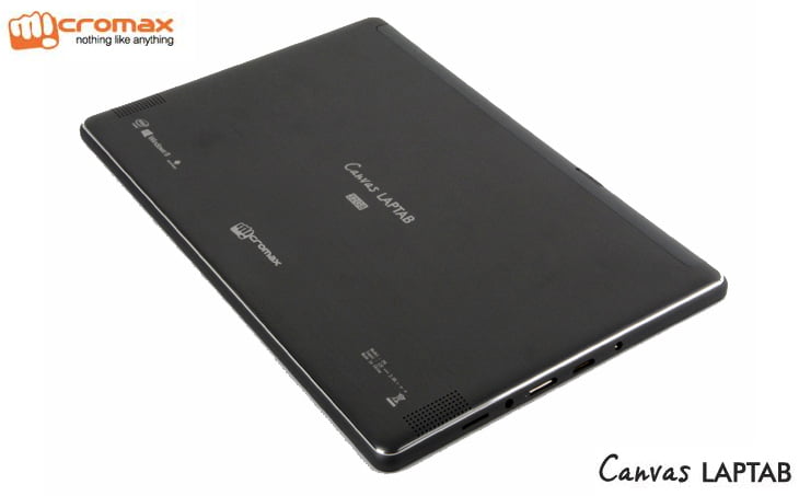 Micromax unveils dual-boot Canvas LapTab - runs Android Jelly Bean and Windows 8.1