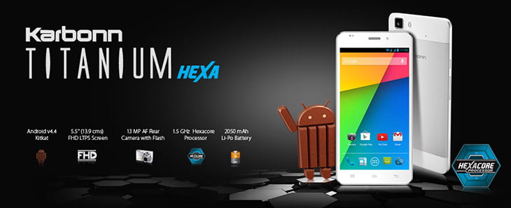 Karbonn Titanium Hexa Android Smartphone Specification and Pricing