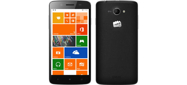 Micromax Canvas Win W121 specification and pricing India