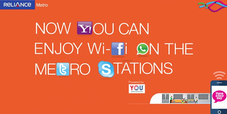 Mumbai metro adds WiFi Access on Trains and Stations