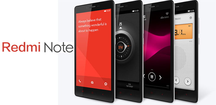 Redmi Note India features, pricing and specification