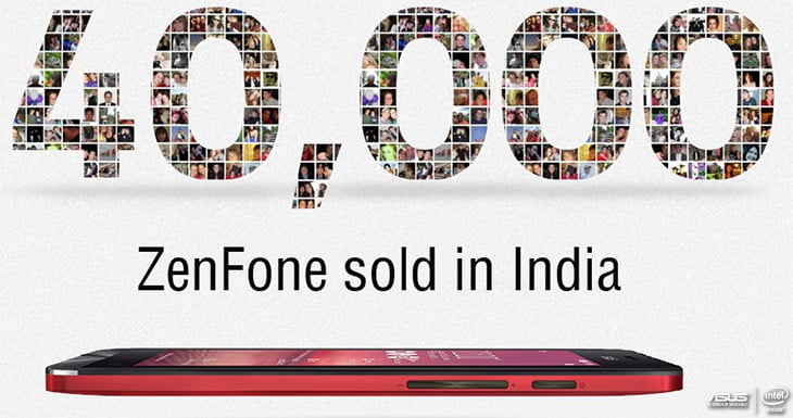 40,000 ZenFone devices sold in India within 4 Days - ASUS