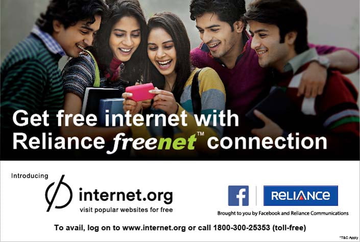 Facebook & RCom brings free access to 33 Indian websites through Internet.org app