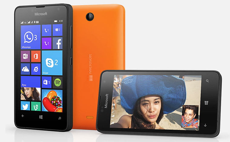 Microsoft launches the Cheapest Windows Phone in India - Lumia 430