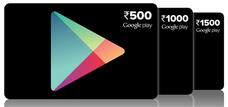 Google brings Play store Prepaid vouchers to India - available in Rs 500, Rs 1000 & Rs 1500