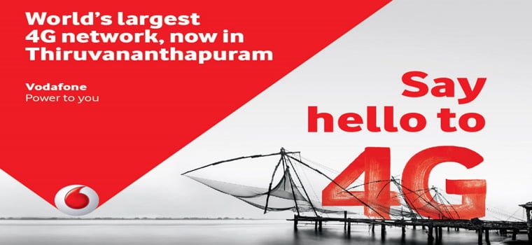 Vodafone India expands 4G network to Thiruvananthapuram, Kerala