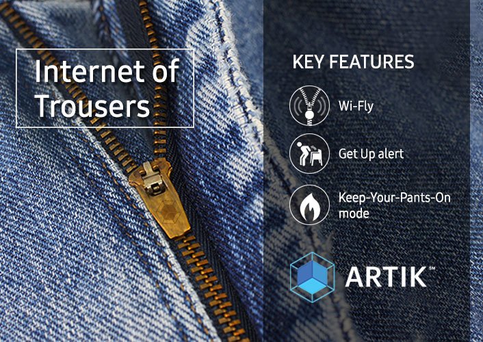 Internet of Trousers from Samsung