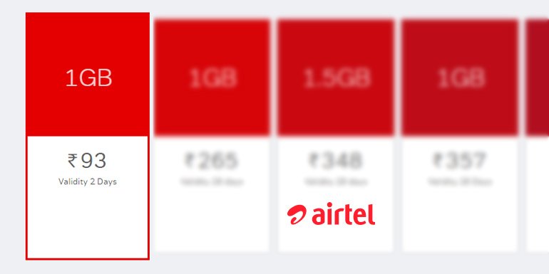 Airtel starts offering 1GB of 4G data usage for Rs 93