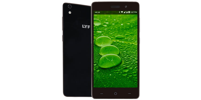 LYF launches LYF Water 5 smartphone with 13MP camera, VoLTE, 2GB RAM