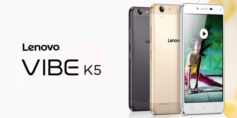 Lenovo Vibe K5 launched in India - 2GB RAM, 13MP Camera, 4G LTE