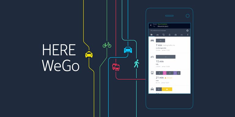 HERE Maps app gets a name change to HERE WeGo