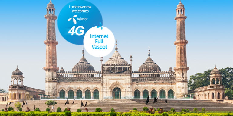 Telenor 4G launched in Lucknow – 1GB 4G data pack at Rs 149