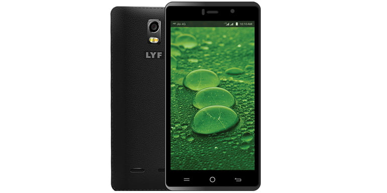 LYF Water 10 launched with 3GB RAM, 13MP camera and 4G VoLTE