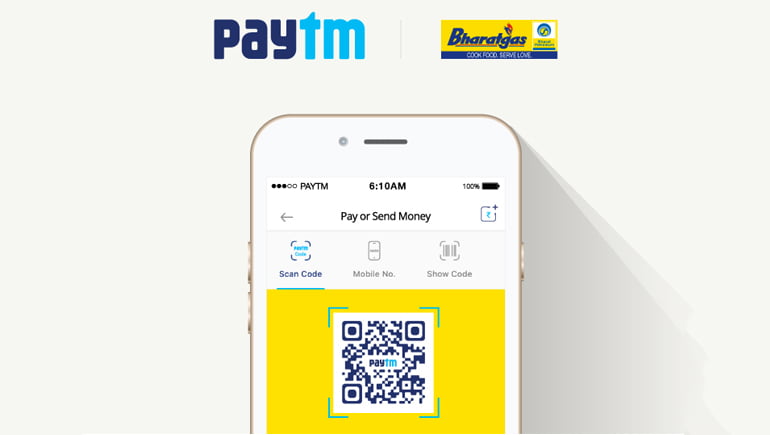 Now pay for your Cooking Gas from Bharat Gas via Paytm