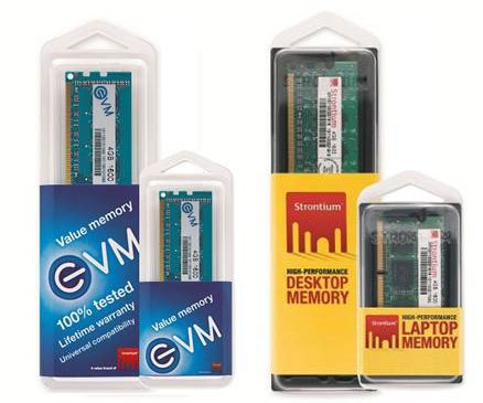 Strontium DDR-3 1600MHz and DDR-3 1333MHz Speed Memory Modules