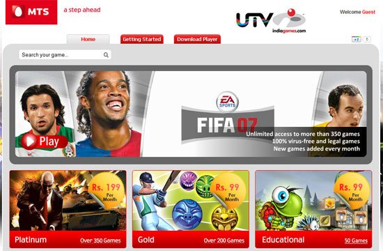 MTS Partners With UTV Indiagames To provide ‘Games on Demand’ Through Mblaze Wireless Broadband