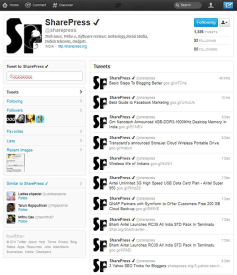 Twitter New design for Website and mobile apps