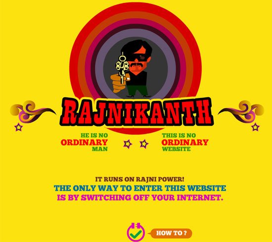 All about Rajni Fan website works with No internet Connection