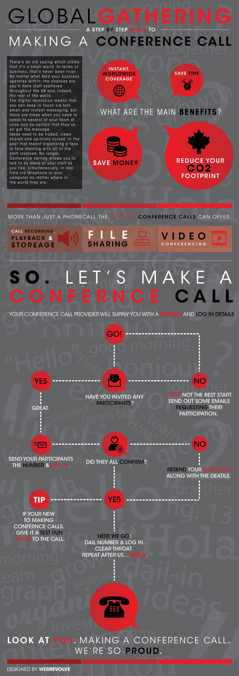 Making a Conference Call [Infographics]