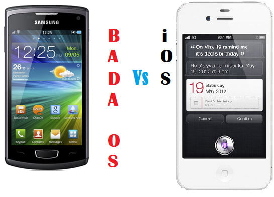 Samsung BADA OS Vs iOS - Comparison