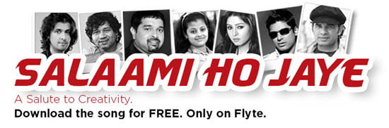 Flipkart Flyte Initiative  'Salaami Ho Jaye' - A Salute to Creativity Music Album