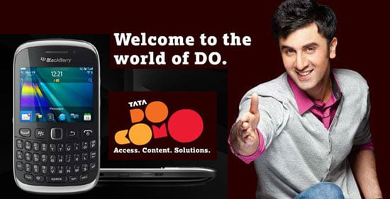 RIM Partners with Tata Docomo for Free Calls and SMS to Blackberry 9320 Users