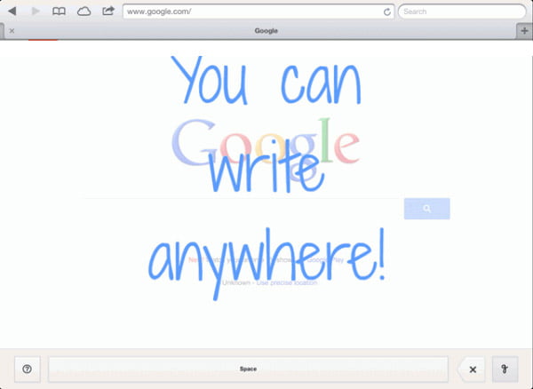 Write your Search Queries on Google with 'Handwrite' on Mobile and Tablet