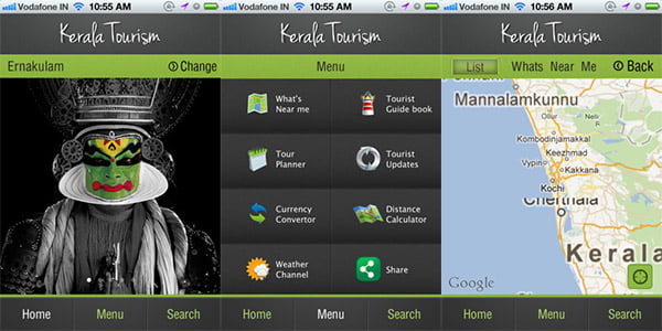 Kerala Tourism Apple iOS Apps