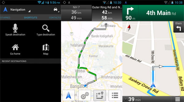 Google Maps Navigation (Beta) in India