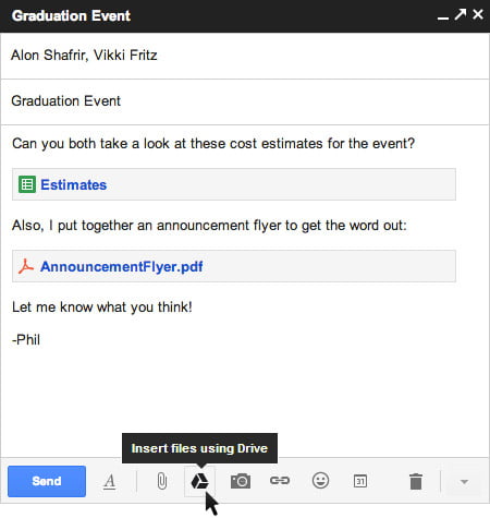 Gmail gets more Integrated with Google Drive, allows Attachment up to 10GB