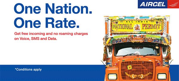 Aircel makes Romaing Free with ‘One Nation, One Rate’ plan